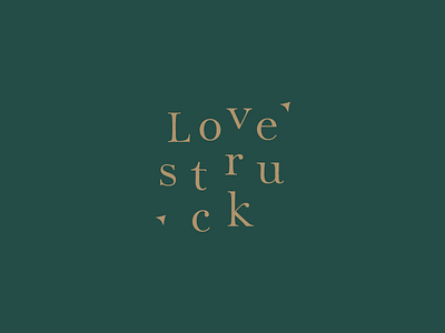 Lovestruck II branding event planner events identity logo planner sub marks typography