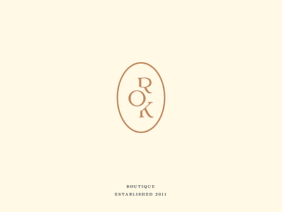 RoK branding identity logo process sub marks typography wip