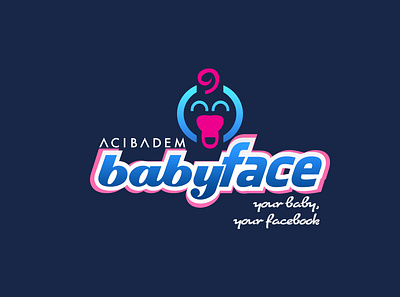 Acibadem Hospital - Application Logo baby branding design hospital illustration logo