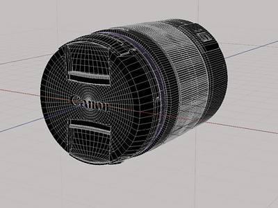 Canon Lens 3D Modelling