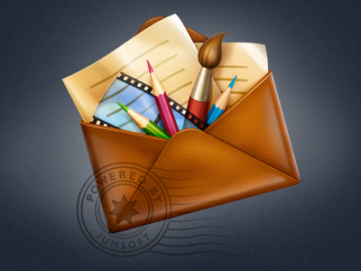 Mail Stationery Smart brush envelope jumsoft letter mail mail stationery smart pencil tools