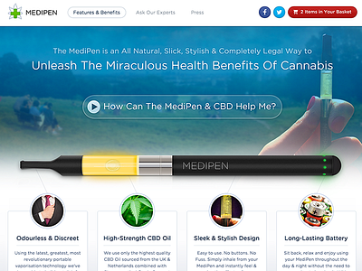 MediPen® cannabis cbd marijuana medipen vaporiser