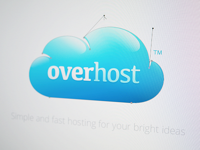 Polished version of logo cloud hosting logo vector