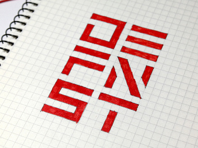 DEFNST Draft Logo brand custom draft font gif identity logologo simple type typeface typography