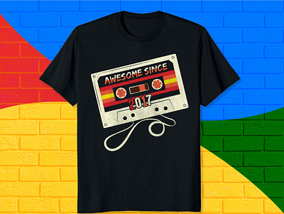 Awesome Since 2017 Vintage T shirt Design vintage t shirt automotive vintage t shirt boys vintage t shirt bundle vintage t shirt queen vintage t shirt set vintage t shirt v neck vintage tshirt for toddler vintage tshirt girls vintage tshirt graphic vintage tshirt men vintage tshirt men 1980 vintage tshirt men band vintage tshirt wonen