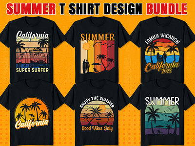 Summer T shirt Design Bundle boyfriend