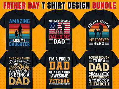 Father Day T shirt Design Bundle father