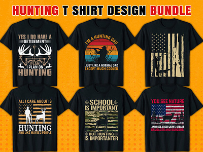 Hunting T shirt Design Bundle