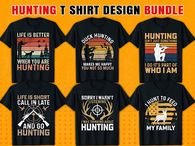 Hunting T shirt Design Bundle birthday mothers jackson