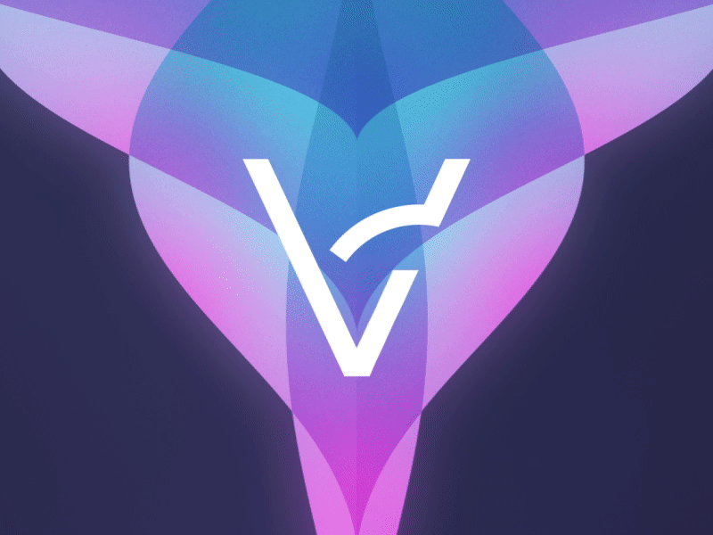 Hello ! -_-v debut design icon identity logo logotype mark monogram symbol v