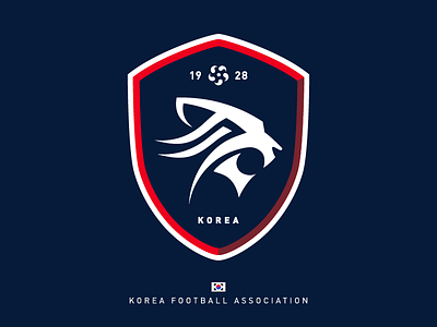 Korea Football Association Crest crest football kfa korea logo soccer team tiger worldcup