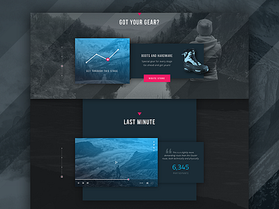 Destiny extreme landingpage sports ui uidesign ux uxdesign website