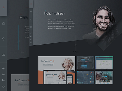 Personal Website WIP design landingpage portfolio ui uidesign ux uxdesign webdesign website