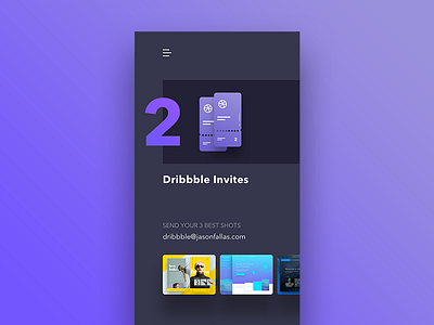 NO INVITES LEFT | 2 Dribbble Invites app invitation invite ios ixd mobile mockup ui userinterface ux