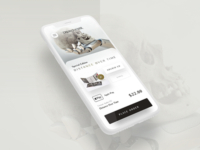 Dream Theater - New Album UI Concept app ios mobile music music app ui uidesign userinterface ux visualdesign
