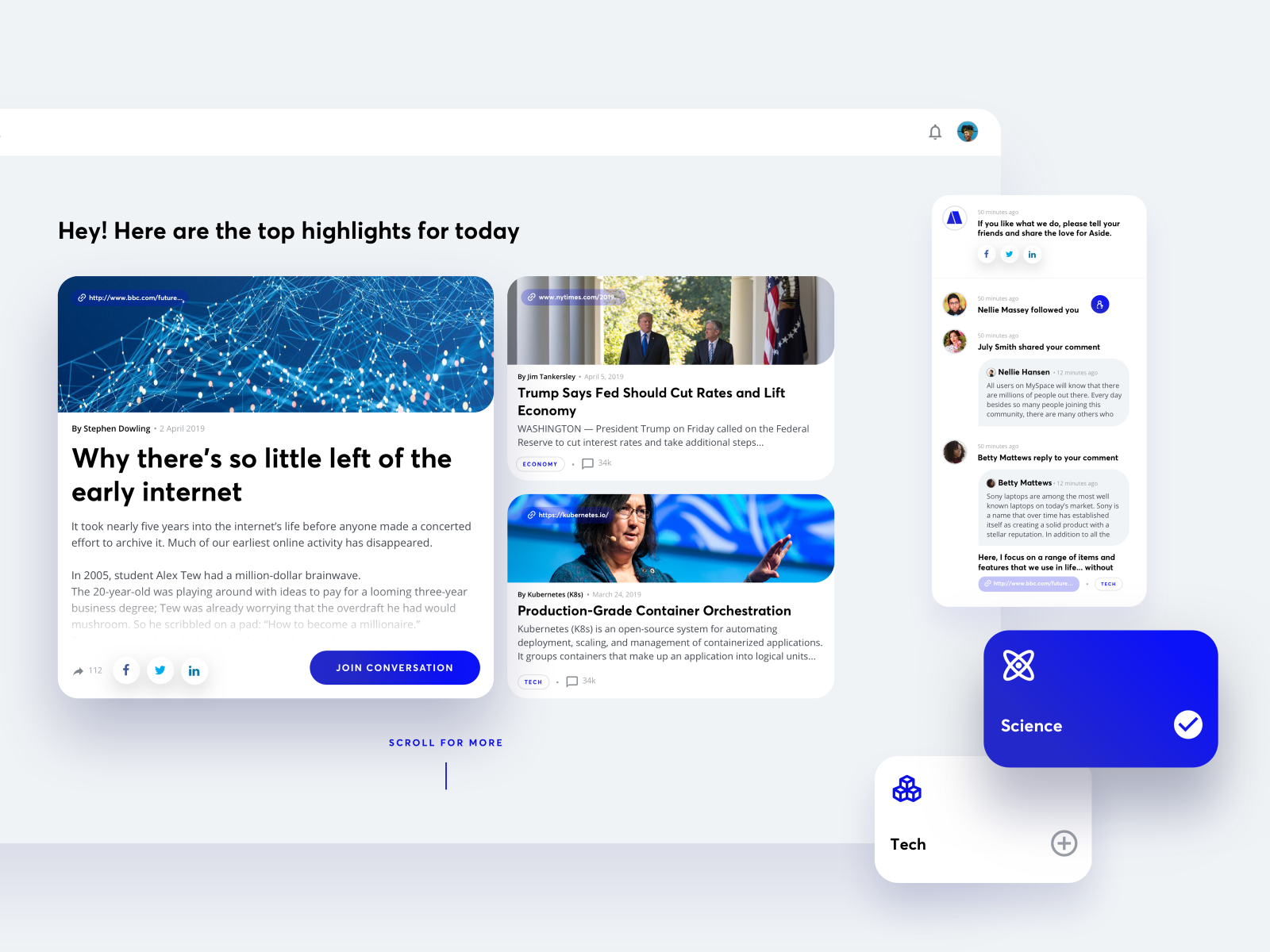 Aside by Jason Fallas on Dribbble