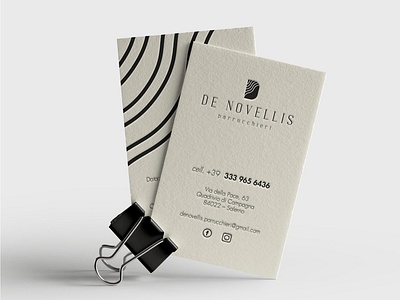 Business card - hairstudios business card card design freelancer hair hairstudios logo logo design love minimal