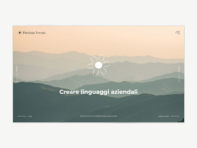 Home page - Patizia Veroni counseling counselor graphic design homepage invisionstudio minimal design prototype web deisgn