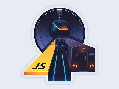 Async Programming: End of the Loop clock code course illustration javascript line metro parallel sticker time train