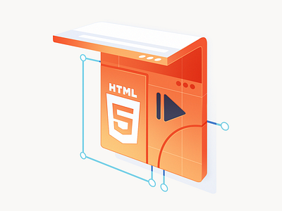 Learn HTML5 Graphics and Animation canvas code course curve html illustration logo page pause play web