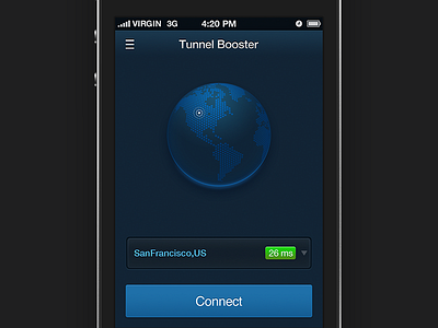 TunnelBooster app connect earth proxy server ssh