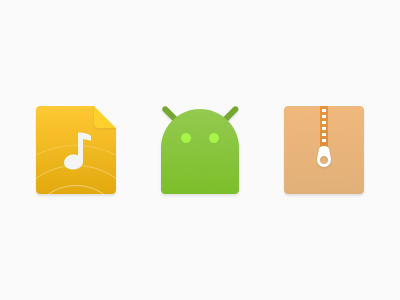 Icon set for FileManager