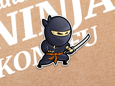 Game character character game illustration ninja sticker
