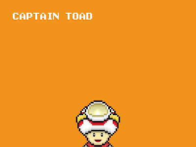 Captain Toad adventure captain cute game gif kinnopio mushroom nintendo pixel super mario toad
