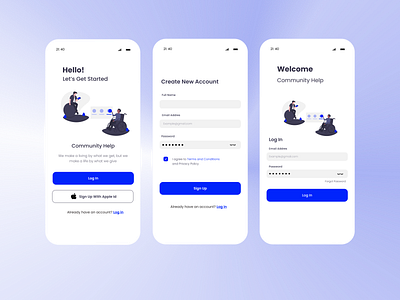 #Daily UI 001 | Sign Up app community design figma graphic design ui