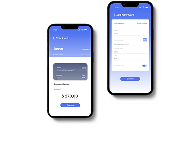 #Daily UI 002 | Credit card | Check out app design graphic design ui