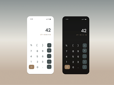 #Daily UI 004 | Calculator app calculator dailyui design figma ui