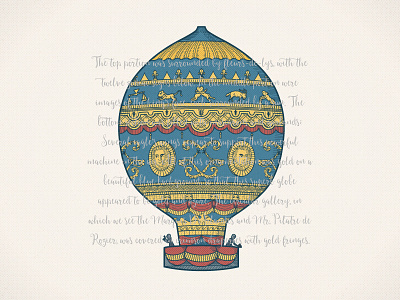Montgolfier brothers' balloon 18th century balloon hot air