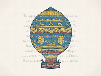 Montgolfier brothers' balloon