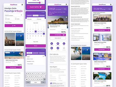 Hotelforex Mobile Design application design haggle holiday hotel app hotel booking hotel branding iphonex mobile design mobile ui profile purple travel trips ui user