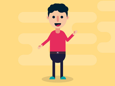 Flat Character 2d after effects animation character design explainer flat game graphics motion presentation startup vector