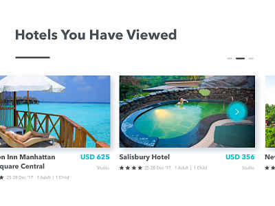 Hotels you have viewed booking carousel hotel reservation resort room site slide theme travel