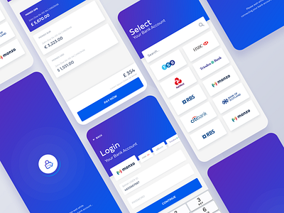 Login & Pay Bank Account mobile app