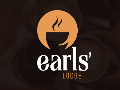 Earls' Lodge Logo Design branding business card design coffee brand logo coffee resturant logo graphic design identity design logo logo for start ups