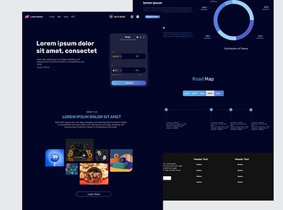 Mining Site graphic design landing page mining ui uiux ux web ui website design