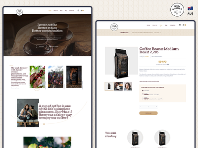 Coffee Subscription Website design ui user experience user interface web design