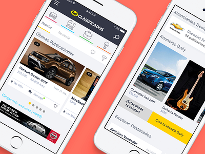 Fullclasificados App app app concept ios uidesign uxdesign