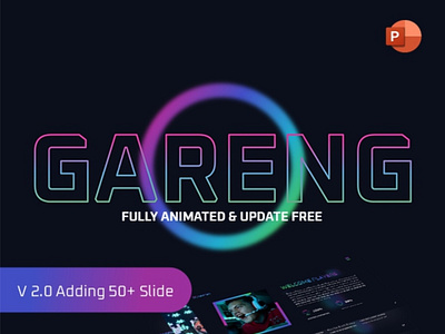 GARENG NFT - Esport Gaming PowerPoint Template agency animation blockchain branding business dark deck digitalassets fullhd gareng gatra graphic design logo metaverse motion graphics multipurpose nft pilotpixel powerpoint pptx