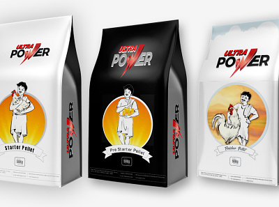 Ultra Power Packaging 3d branding graphic design ui