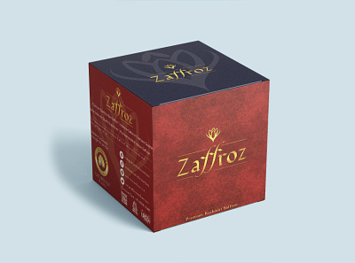 Zaffran Packaging 3d branding graphic design ui