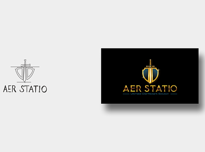 AER Statio Logo 3d logo ui