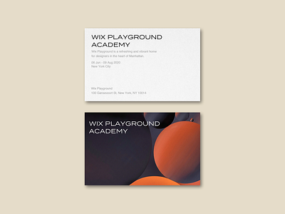 Wix Playground Academy workshop site