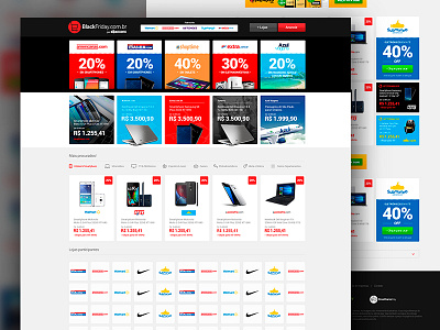 Blackfriday.com.br 2018 Website advertising art direction design digital design interface design landing layout ui ui design ux ux design web design