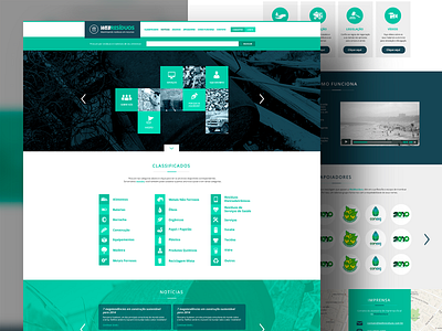 WebResiduos Institucional Site art direction digital design interface design ui ui design web design