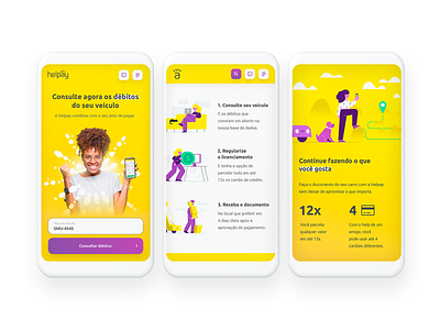 Helpay Mobile Site art direction brasil brazil digital design interface design ui ui design ux design web design