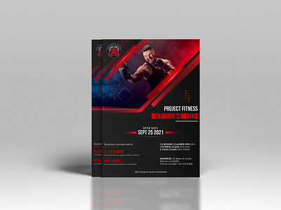Boxing & Fitness Flyer Design